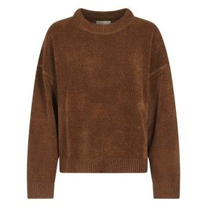Loulou Studio Cropped Brown Silk Sweater - NWT
